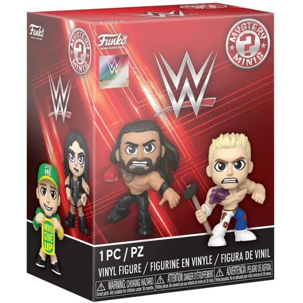 Funko Mystery Minis: WWE (One Random Mystery Mini Per Purchase) COLLECTIBLES - Picture 3 of 4